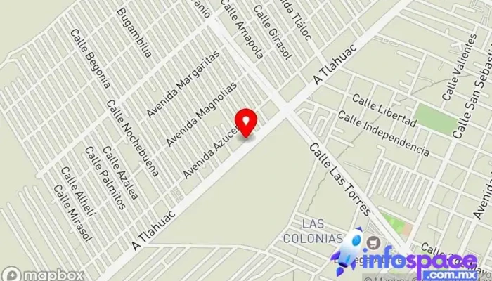 mapa de Terminal Chalco SMA Oficinas de empresa en Chalco de Díaz Covarrubias