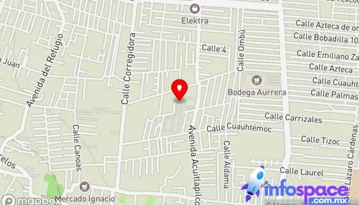 mapa de Terminal Chimalhuacán Bus stop en Chimalhuacán