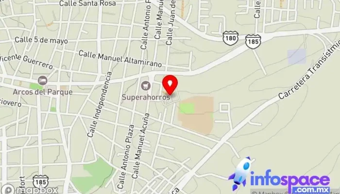 mapa de Terminal de autobuses ADO Acayucan Empresa de autobuses en Acayucan