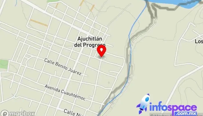 mapa de Terminal de Autobuses Ajuchitlán Empresa de autobuses en Ajuchitlán del Progreso