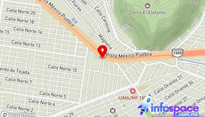mapa de Terminal de Autobuses Amao Estación de autobuses en Valle de Chalco Solidaridad