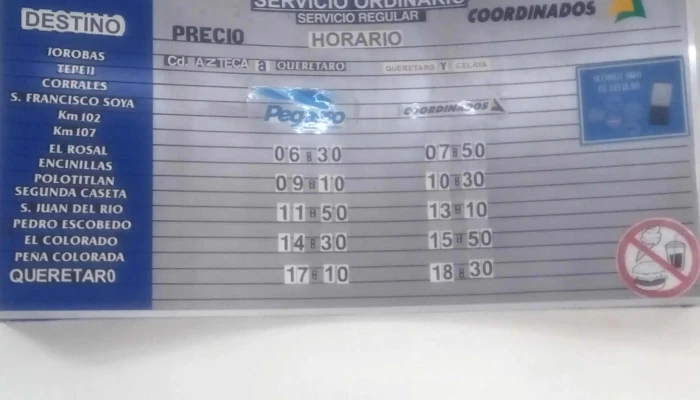 Terminal De Autobuses Coordinados Y Pegasso -  Opiniones - Ecatepec de Morelos