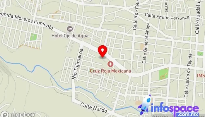 mapa de Terminal de Autobuses de Ciudad Hidalgo Estación de autobuses en Cdad. Hidalgo