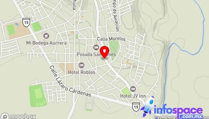mapa de Terminal de Autobuses OCC SUR Servicio de transporte en Putla Villa de Guerrero