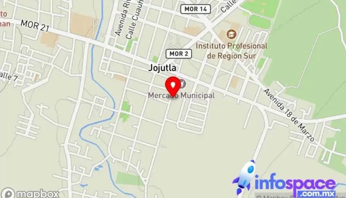 mapa de Terminal De Autobuses Pullman de Morelos Jojutla Empresa de autobuses en Jojutla