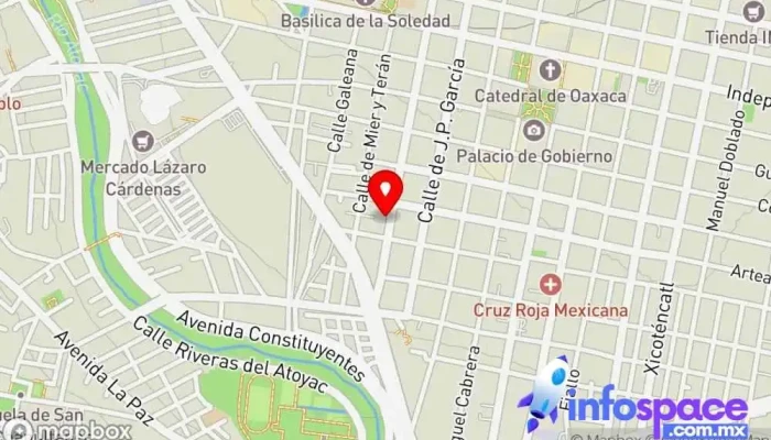 mapa de Terminal de autobuses San Pedro Zimatlan Empresa de transporte por camión en Oaxaca de Juárez