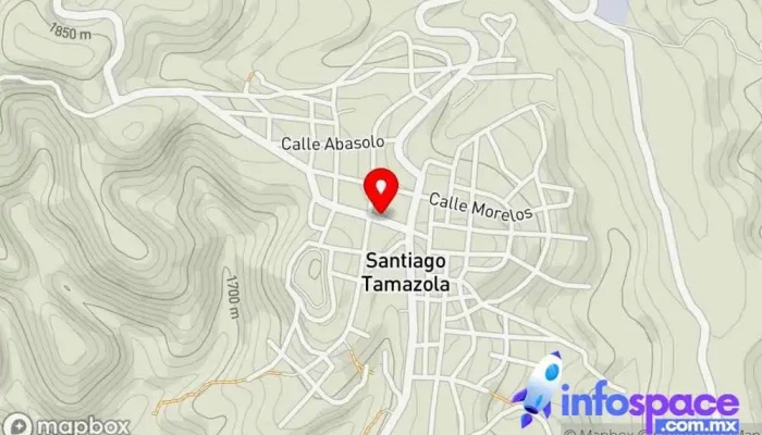 mapa de Terminal de Autobuses Sur Santiago Tamazola Parada para camiones en Santiago Tamazola