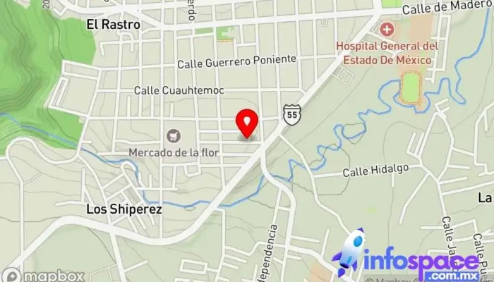 mapa de Terminal De Autobuses Tenancingo Empresa de autobuses en Tenancingo de Degollado