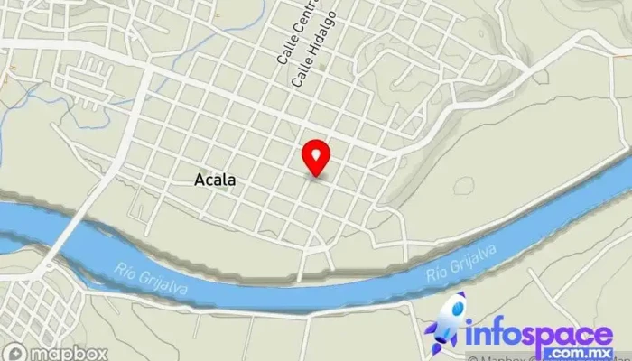 mapa de Terminal de chiapilla Servicio de transporte en Acala