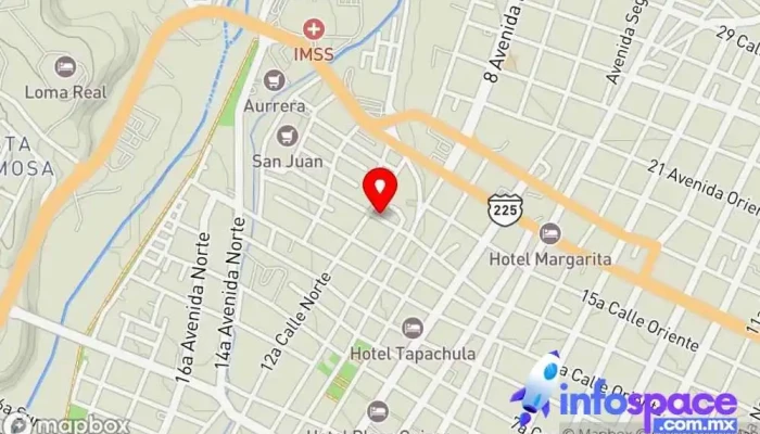 mapa de Terminal de nueva Granada  en Tapachula de Córdova y Ordóñez