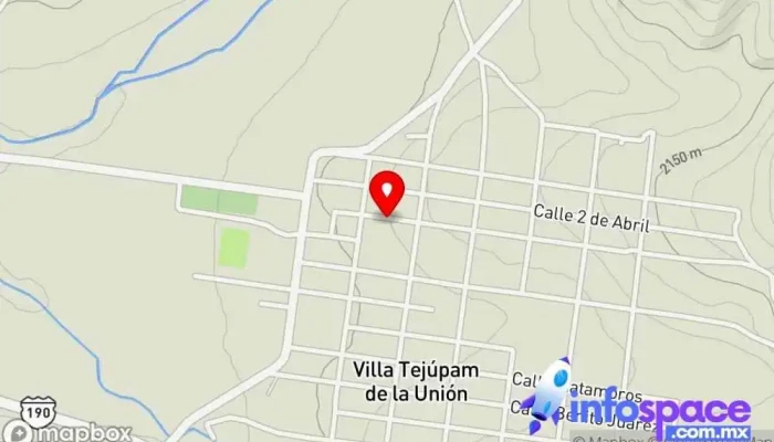 mapa de Terminal De Sur Tejupan Proveedor de servicios de Internet en Villa Tejúpam de la Unión