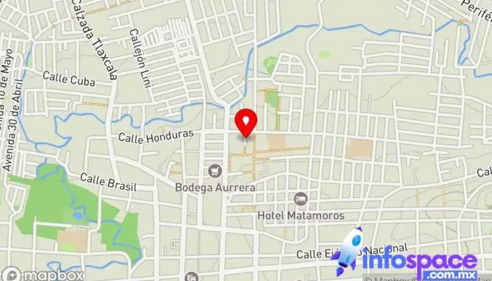 mapa de Terminal De Taxis De Navenchauc Servicio de transporte en Barrio del Cerrillo