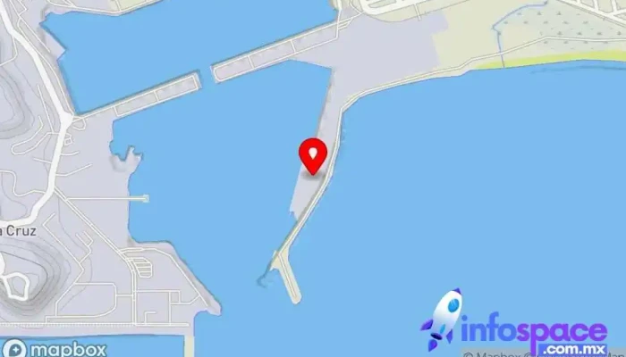 mapa de Terminal de Usos Multiples (TUM)  en Salina Cruz