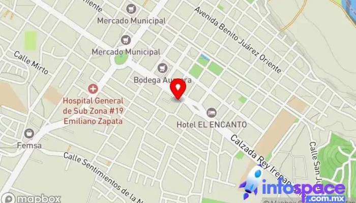 mapa de Terminal Estrella de Oro Cd. Altamirano Servicio de transporte en Cdad. Altamirano