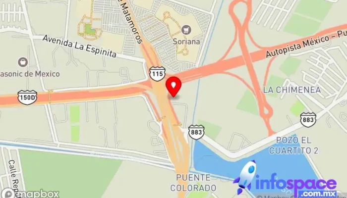 mapa de Terminal Estrella Roja SuperRapidos Chalco Servicio de transporte en Ixtapaluca