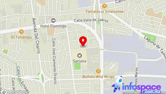 mapa de Terminal Juárez  en Juárez