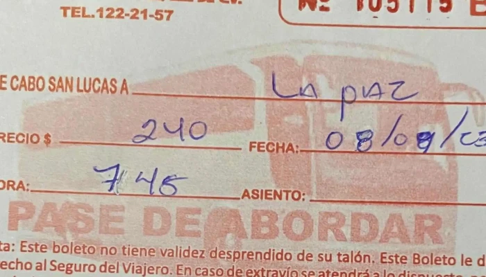 Terminal La Paz -  Zona - Cabo San Lucas