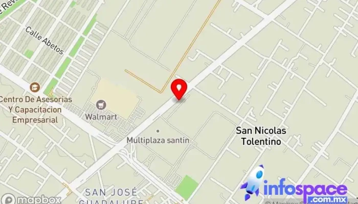 mapa de TERMINAL LOGISTICS PATIO TOLUCA Servicio de transporte en San José Guadalupe Otzacatipan
