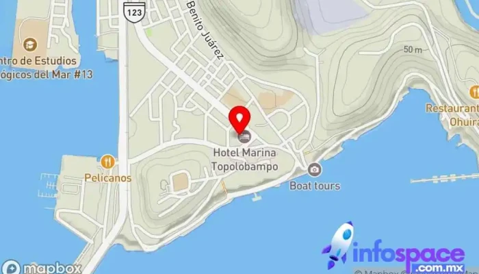 mapa de Terminal  en Topolobampo