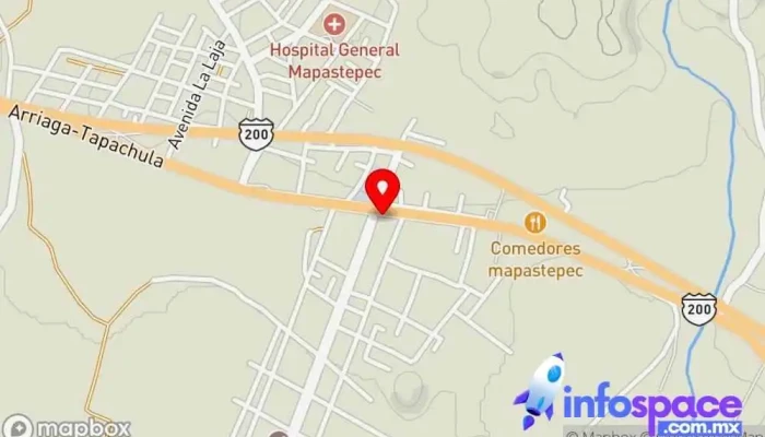 mapa de Terminal OCC Empresa de transporte por camión en Mapastepec