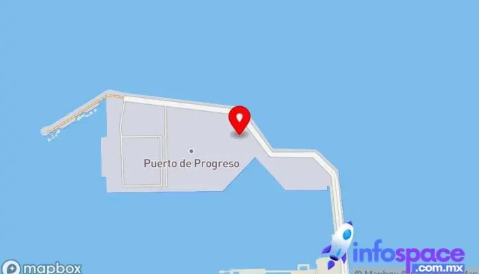 mapa de Terminal Remota Progreso Oficinas de empresa en Progreso