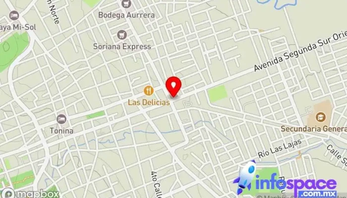 mapa de Terminal ruta 2 Cotcech.ac Servicio de transporte en Ocosingo