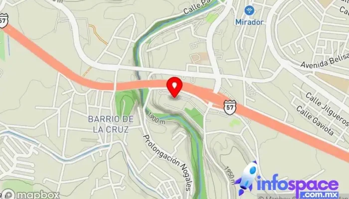 mapa de Terminal San Juan del rio  en San Juan del Río