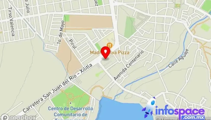 mapa de Terminal Tequisquiapan QRO Estación de autobuses en Tequisquiapan