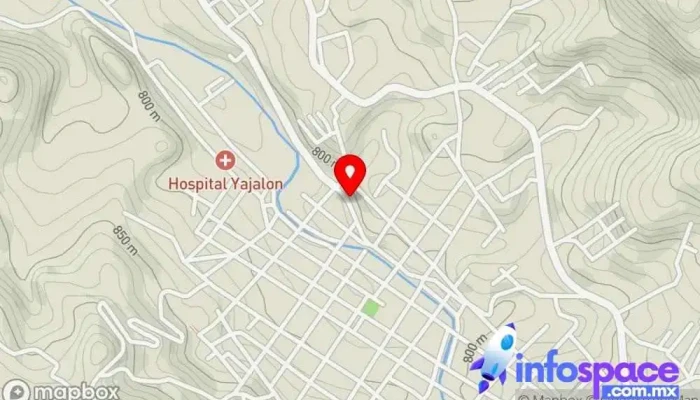 mapa de Terminal Tila Chiapas Servicio de transporte en Yajalón