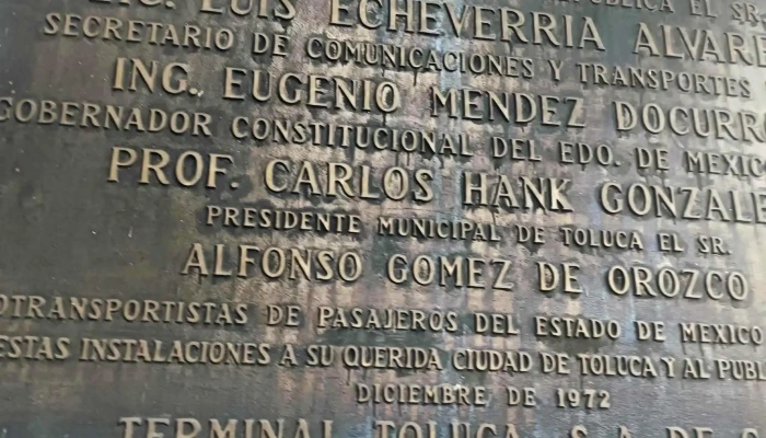 Terminal Toluca -  Numero - Toluca de Lerdo