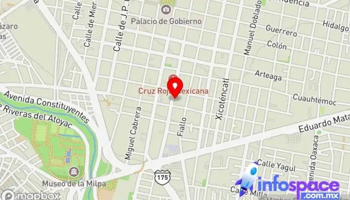 mapa de Terminal Urban Oaxaca-Cozoaltepec Empresa de transporte por camión en Oaxaca de Juárez
