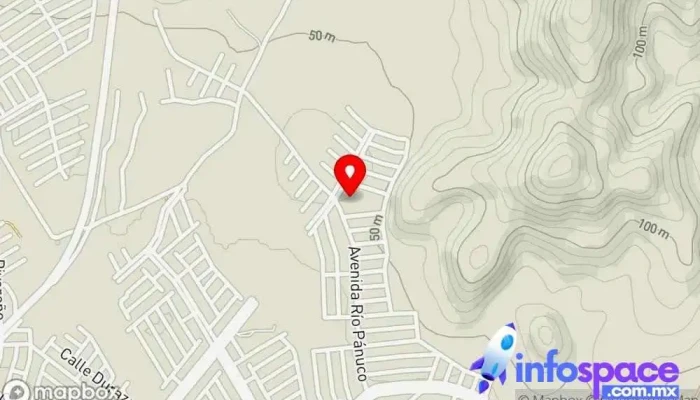 mapa de Terminal Via Zaragoza Oficinas de empresa en Mazatlán