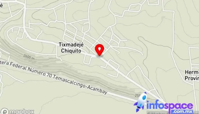 mapa de Tixmadejé Chiquito  en Tixmadejé Chiquito