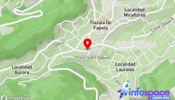 mapa de Tlazala de Fabela  en Tlazala de Fabela