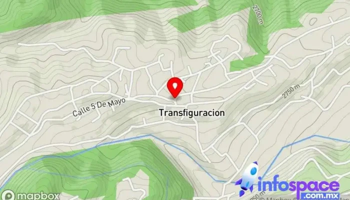 mapa de Transfiguración Bus stop en Transfiguración