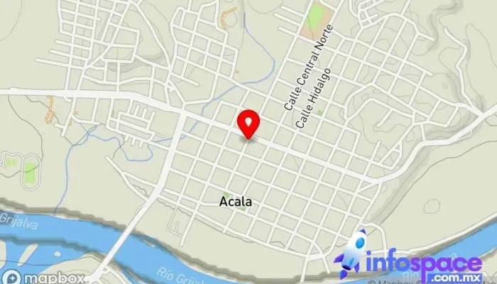 mapa de Transportes Acala-Tuxtla Servicio de transporte en Acala