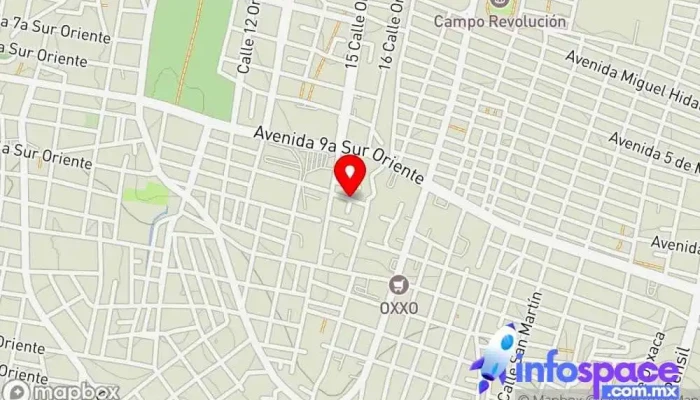 mapa de Transportes Cuxtepeques [Terminal Tuxtla Gutiérrez] Servicio de transporte en Tuxtla Gutiérrez