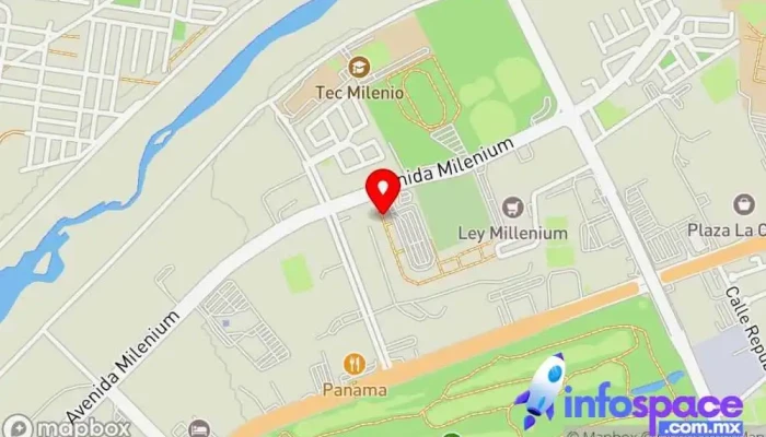 mapa de TRANSPORTES ETN TERMINAL Empresa de autobuses en Culiacán Rosales