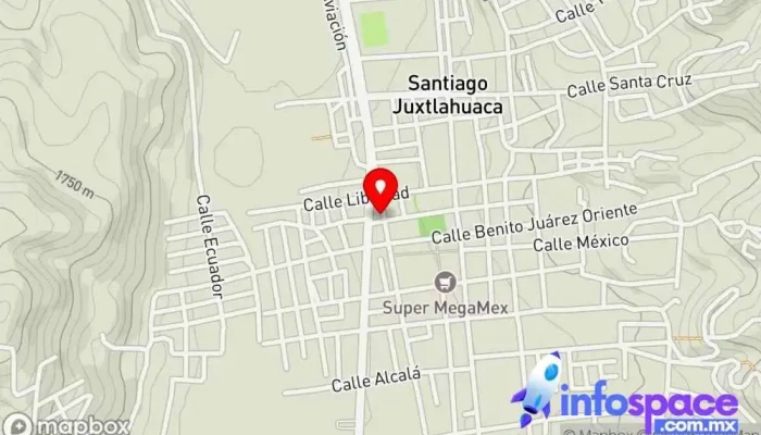 mapa de Transportes Tazuyuti (Juxtlahuaca) Servicio de transporte en Santiago Juxtlahuaca