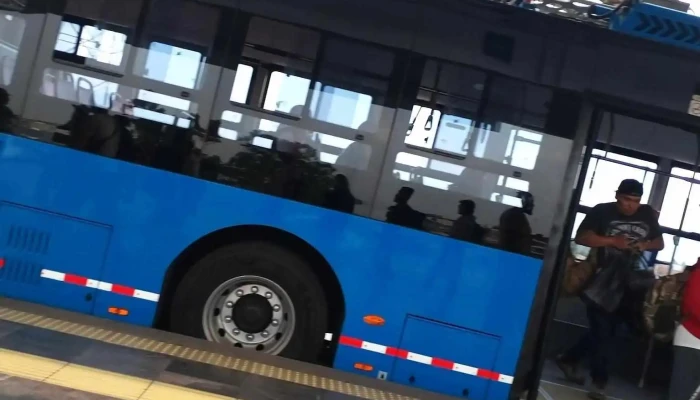 Trolebus Elevado   Constitucion 1917 Autobus - Iztapalapa, Ciudad de México