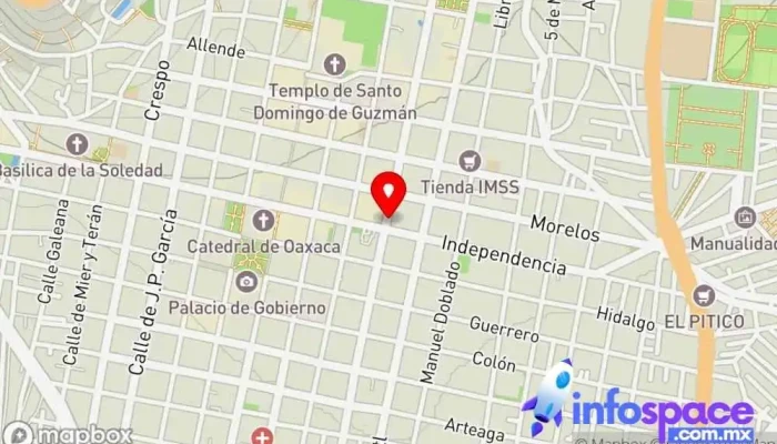 mapa de TURMAR Empresa de autobuses en Centro