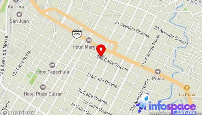 mapa de Viajes Aury Tapachula Norte Empresa de autobuses en Tapachula de Córdova y Ordóñez