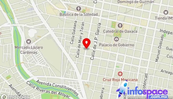 mapa de Villa Alta Express Servicio de transporte en Oaxaca de Juárez
