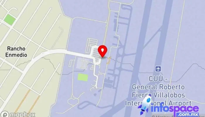 mapa de Volaris Chihuahua Aeropuerto en Chih.