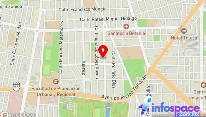 mapa de Y Consultora de administración empresarial en Toluca de Lerdo