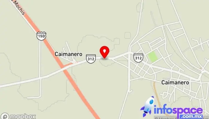 mapa de Yonke caimanero Tienda de piezas de automóvil en Caimanero