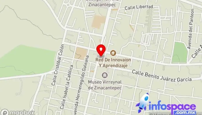 mapa de ZINACANTEPEC Centro comunitario en San Miguel Zinacantepec