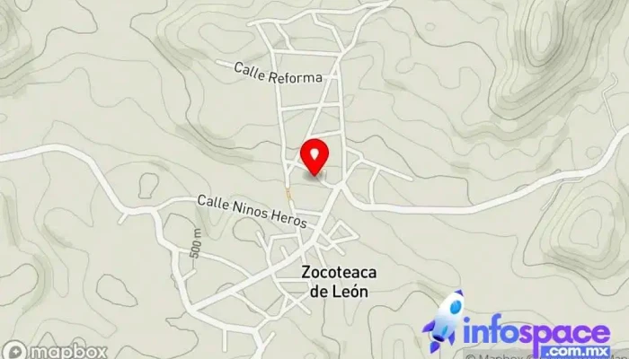 mapa de Zocoteaca de León  en Zocoteaca de León